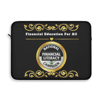 Black & Gold Laptop Sleeve ( 12'', 13", 15" )