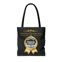 Black Campaign Tote Bag (AOP)