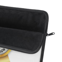 White & Gold Laptop Sleeve