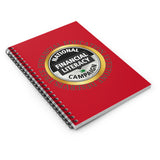 Red Spiral Notebook - Ruled Line