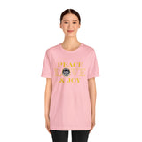 Peace  Love Joy Unisex Jersey Short Sleeve Tee