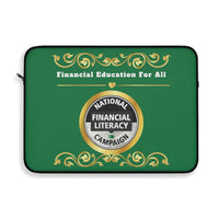 Green & Gold Laptop Sleeve ( 12'', 13", 15" )