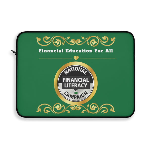 Green & Gold Laptop Sleeve ( 12'', 13", 15" )