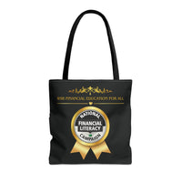 Black Campaign Tote Bag (AOP)