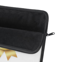 White & Gold Laptop Sleeve