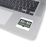 30 By 30 Square Stickers