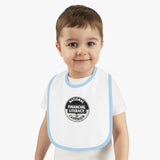 Baby Contrast Trim Jersey Bib