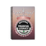 Pink & Diamond Crown Spiral Notebook - Ruled Line