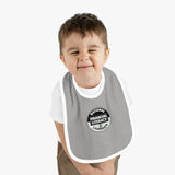 Baby Contrast Trim Jersey Bib